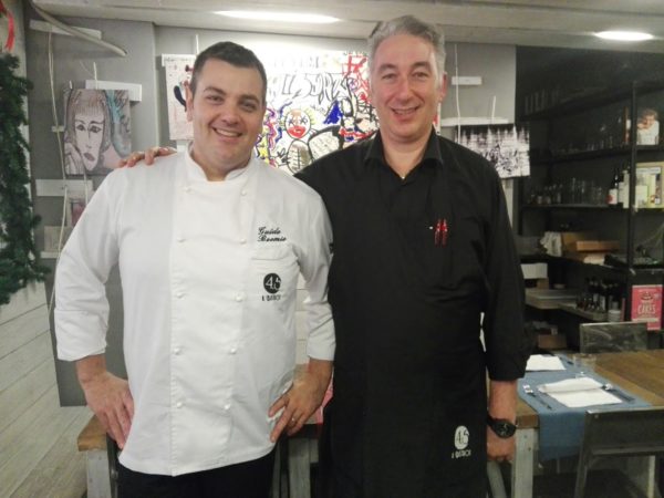 Chef Boemio e Ruggero Penza, il maitre del Bistrot 4.5