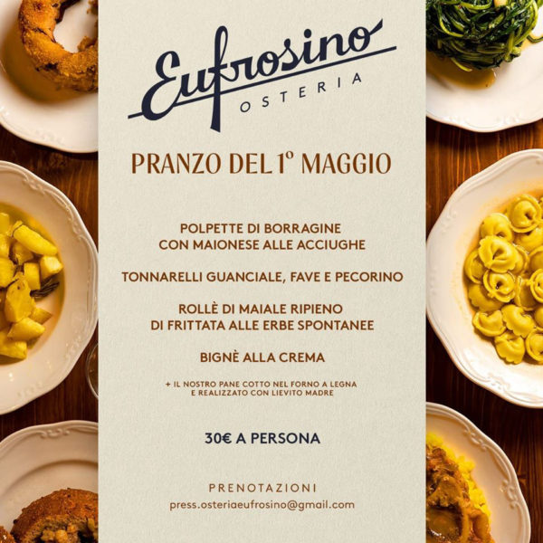 pranzo del primo maggio eufrosino